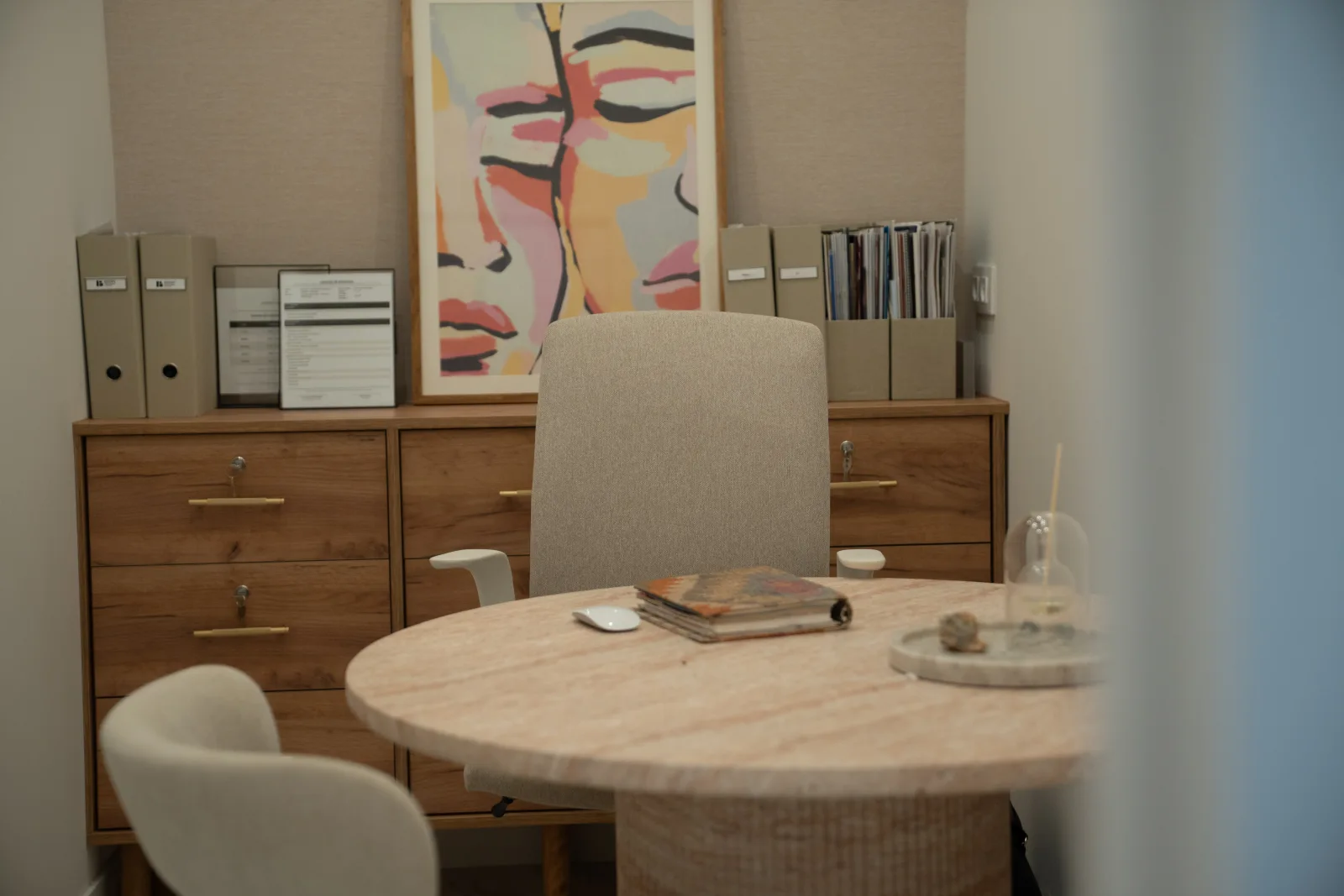 Zona de espera de The Noor Clinic